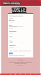 Mobile Screenshot of frentedeizquierda.com